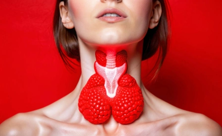 макет щитовидной железы